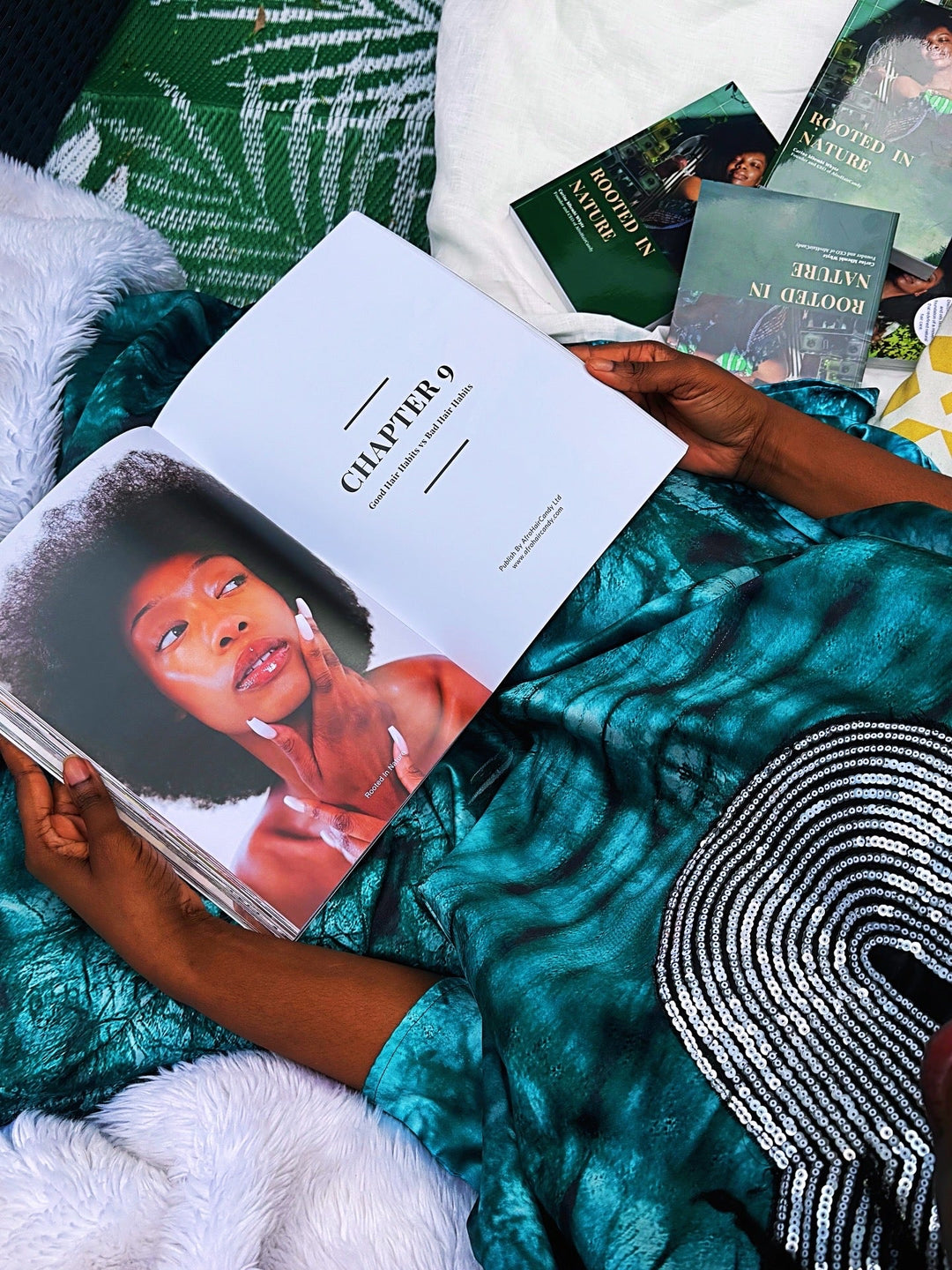 Rooted in Nature book by AfroHairCandy founder Carine Mbembi Whyte