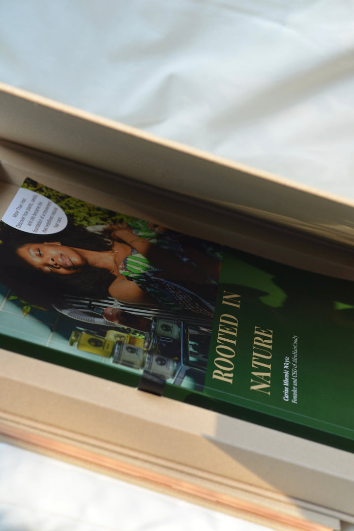 Natural hair science book covering hair growth scalp health moisture and textured hair care