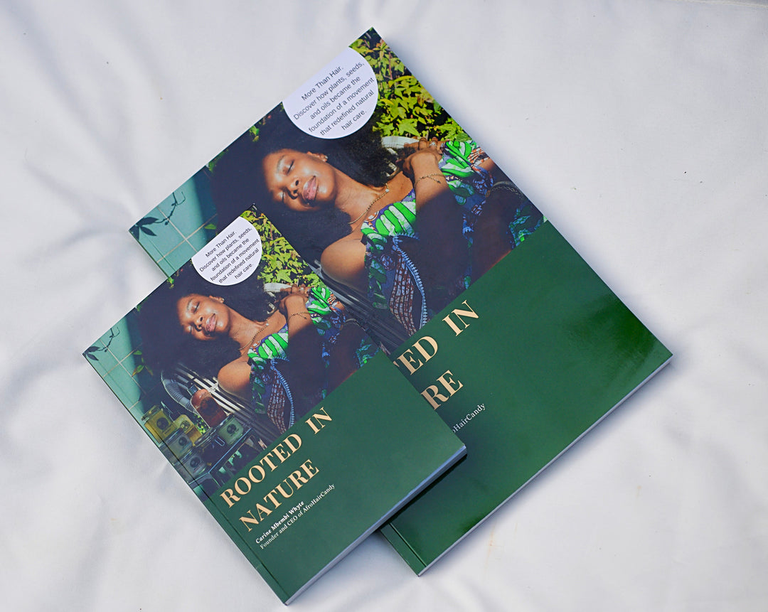 African botanical hair care book exploring Chebe traditional remedies oils plants and herbs