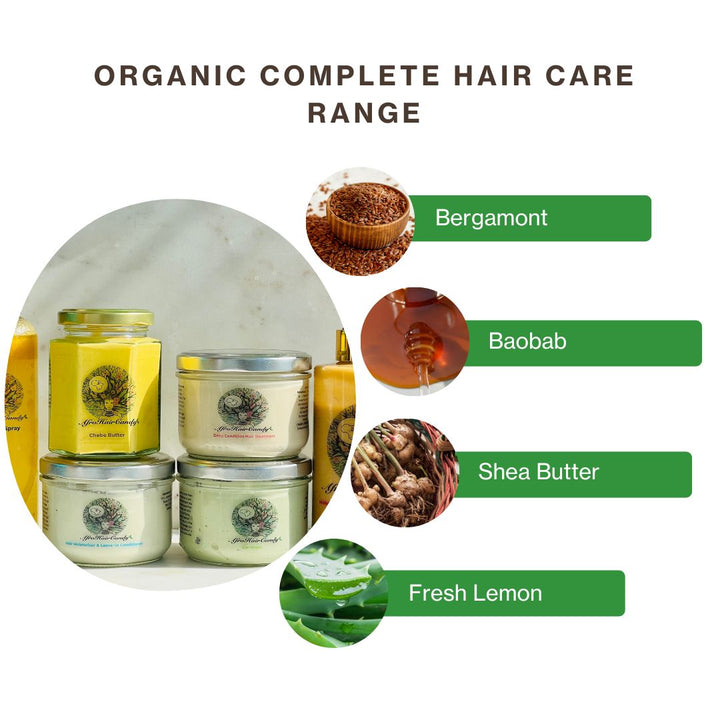SET OF 6 - Organic Complete Hair Care Range Set PA